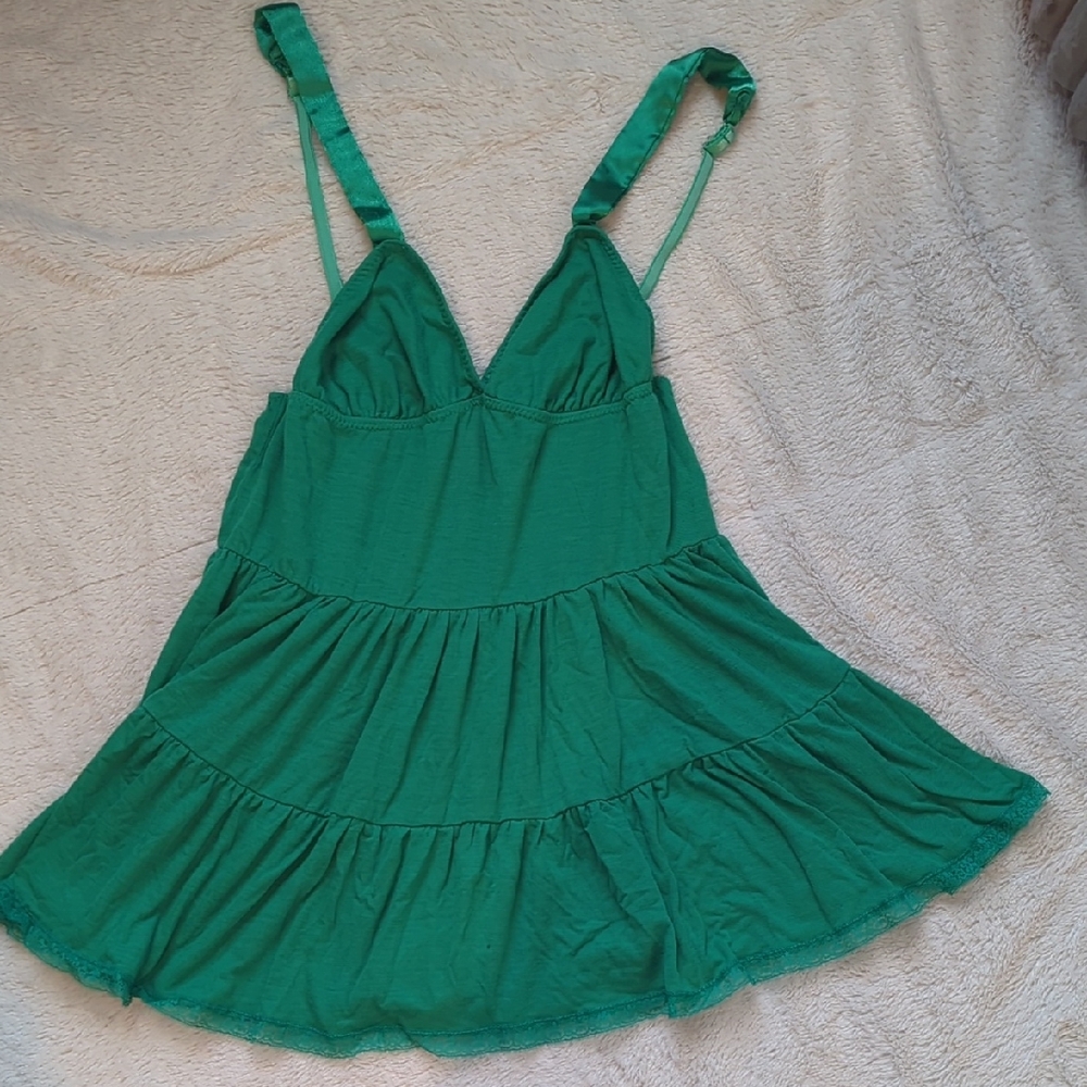 Vibrant Green Cami + Panty Set